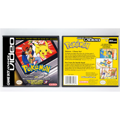GBA Video: Pokemon I Choose You! & Here Comes the Squirtle Squad